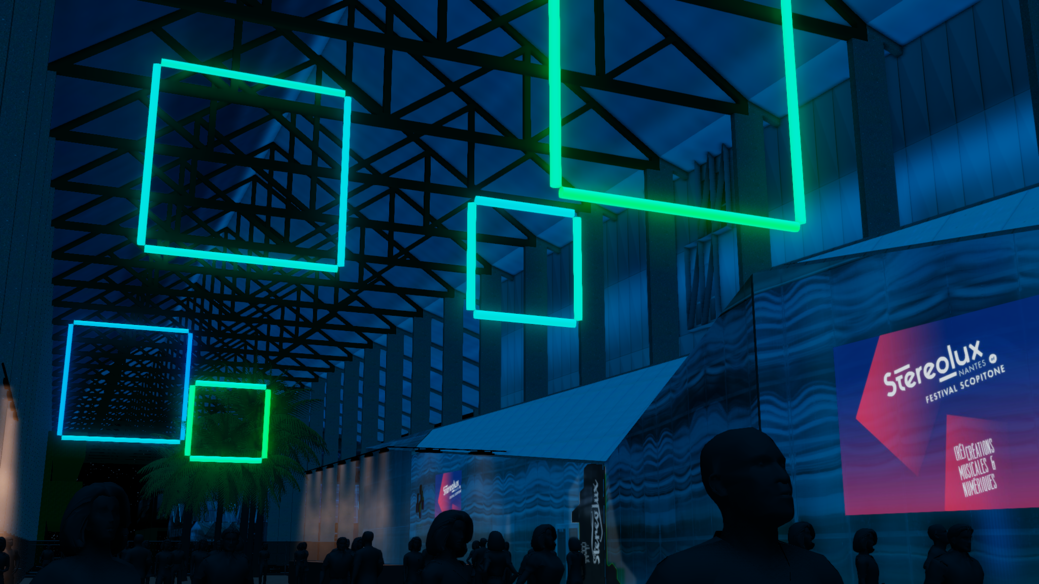 SCENO carre V - nefs 1 - blue